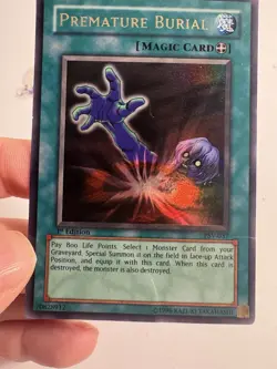 Yu-Gi-Oh! Premature Burial Ultra Rare PSV-037 1st Ed LP - Image 3