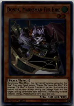Donpa, Marksman Fur Hire Super Rare Dark Saviors DASA-EN014 LP - Image 1