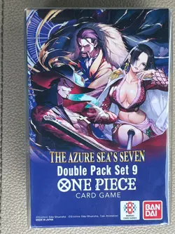 One Piece TCG: Double Pack Set 9 The Azure Sea's Seven - FACTORY SEALED! - Image 1