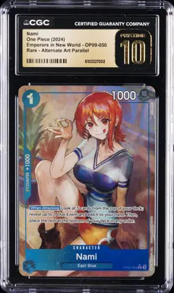 2024 ONE PIECE EMPERORS IN NEW WORLD #OP09-050 NAMI CGC 10 PERFECT - Image 1