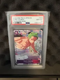 One Piece TCG Zoro-Juurou ST18-004 OP09 (Treasure Rare) PSA 10 ENGLISH - Image 1