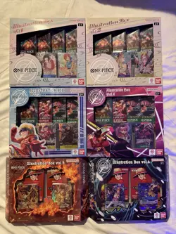 One Piece Illustration Box Vol. 1, 2, 3, 4, 5 & 6 Bandai English Sealed Set - Image 1