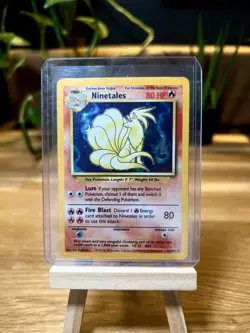Ninetales 012/102 Base Set Holo Rare Vintage WOTC Pokemon Card 1999 - Image 2