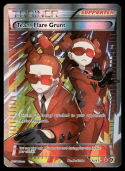 Pokemon Cards Team Flare Grunt 73a/83 Generations Rare Ultra NM *1 - Image 1