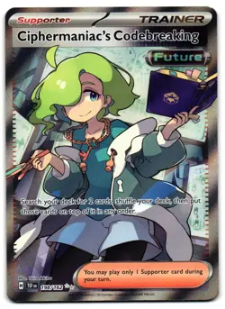 Ciphermaniac's Codebreaking 198/162 - Temporal Forces Pokemon TCG - NM Card - Image 1