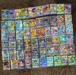 Bulk Lot 85 Random Pokemon Card English GX RR BULK Cards TCG Set - Image 1