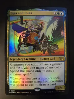 Inga and Esika NM FOIL March of the Machine MTG FREE SHIPPING - Image 1