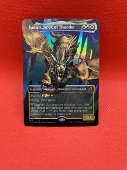 Vadrok, Apex of Thunder Showcase Foil - Ikoria Lair Of Behemoths- MTG- NM - Image 1
