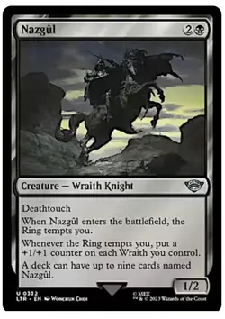NM - Nazgul 0332 - Regular - Magic the Gathering: Lord of the Rings- Free Ship - Image 1
