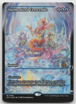 Harmonized Crescendo (0384) (Showcase) M Foil Lorwyn Eclipsed 384 NM - Image 1
