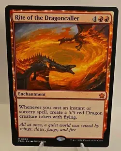 Rite of the Dragoncaller MTG Foundations Regular - Image 1