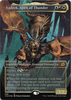 Vadrok, Apex of Thunder (Showcase) - FOIL - M Ikoria: Lair of Behemoths 308 - MT - Image 1