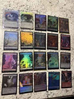 MTG Bloomburrow 2024 Borderless Showcase Token LOT Foil and Non-Foil - Image 5