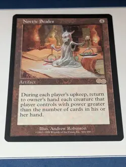 Noetic Scales NM/EX English MTG Urza's Saga Magic the Gathering - Image 1