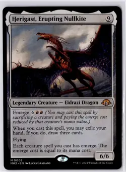 Herigast, Erupting Nullkite Modern Horizons 3 Regular NM M 0008 - Image 1