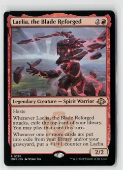 MTG Modern Horizons 3 Laelia, The Blade Reforged x1 NM Rare - Image 1