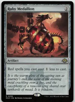 MTG Ruby Medallion R Modern Horizons 3 295 LP - Image 1