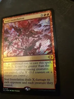 FOIL Soul Immolation - Lorwyn Eclipsed - MtG- NM - Image 2