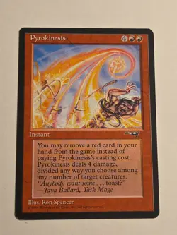 Pyrokinesis X1 ALL MTG Alliances Uncommon - Image 1