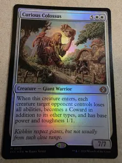 Curious Colossus - Foil Lorwyn Eclipsed - Mtg - Image 1