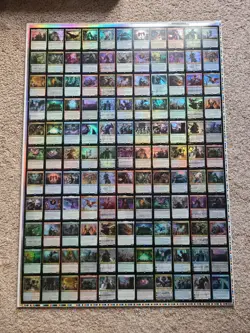 MTG Foil War of The Spark Rare Uncut Sheet 2019, Not Mint but Still Beautiful! - Image 2