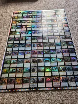 MTG Foil War of The Spark Rare Uncut Sheet 2019, Not Mint but Still Beautiful! - Image 3