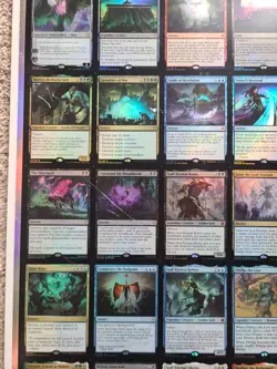 MTG Foil War of The Spark Rare Uncut Sheet 2019, Not Mint but Still Beautiful! - Image 5