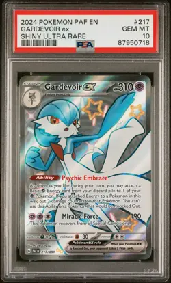 Gardevoir Ex Pokemon 217/091 SV: Paldean Fates Holo PSA 10 Gem Mint - Image 1