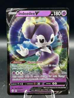 Pokemon TCG Indeedee V Shining Fates 039/072 Holo Ultra Rare COMBINE SHIPPING - Image 1