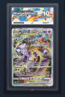 Mewtwo GG44/GG70 ACE 10 Gem Mint - PERFECT SUBGRADES! - Pokemon Crown Zenith - Image 1