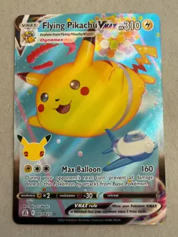 Pokemon TCG Celebrations #007/025 Flying Pikachu VMAX Full Art Rare - Image 1