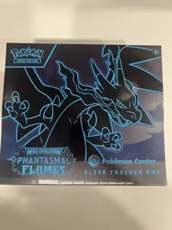 Pokemon TCG Phantasmal Flames Pokemon Center ETB Elite Trainer Box SEALED - Image 1