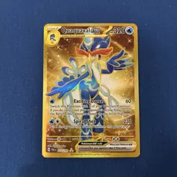 Pokemon TCG Quaquaval ex Scarlet & Violet - Paldea Evolved 273/193 Holo NM - Image 1