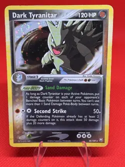 Pokemon TCG -Dark Tyranitar 20/109 - EX Team Rocket Returns Holo Rare - LP - Image 1