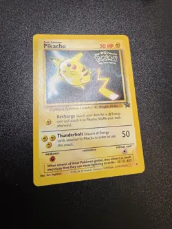 Pikachu #4 1999 WB Black Star Promo Pokemon the First Movie Pokemon TCG NM WOTC - Image 2