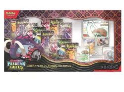 Pokemon TCG: Paldean Fates Great Tusk ex & Iron Threads ex Premium Collection - Image 1