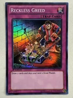 Yu-Gi-Oh Reckless Greed - LCYW-EN285 - 1st - Super Rare - NM - Image 1