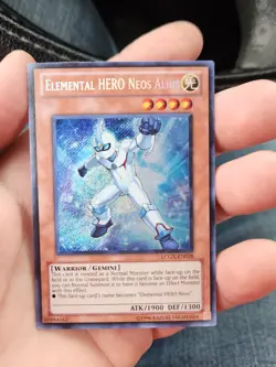 Yugioh Elemental HERO Neos Alius LCGX-EN028 Secret Rare - Image 1
