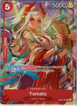 Yamato (Premium Collection -Best Vol. 4-) EB01-007 English - One Piece Card - NM - Image 1
