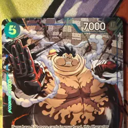 One Piece Monkey.D.Luffy OP11-058/159 a Fist of Divine Speed Treasure Rare - Image 1