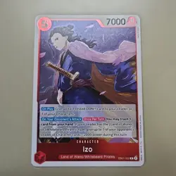 Izo EB01-002 R Rare Foil One Piece CCG Memorial Collection English TCG - Image 1