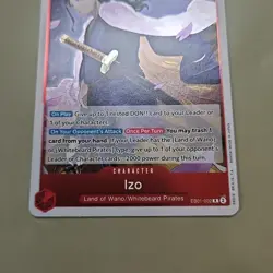 Izo EB01-002 R Rare Foil One Piece CCG Memorial Collection English TCG - Image 4