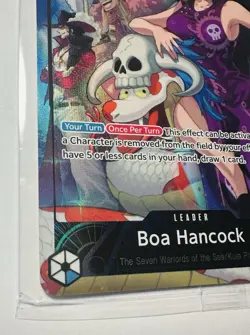 Boa Hancock OP07-038 ONE PIECE 2025 PSA Magazine SEALED Promo See Pictures - Image 5