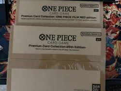One Piece 25th Anniversary Premium Card Collection & Film Red English Sealed - Image 1