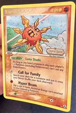 Solrock 25/92 2006 EX Legend Maker Set Pokemon Card Reverse Holo Rare - Lp/Mp - Image 3