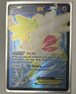Pokemon TCG Shaymin EX Roaring Skies Textured Holo Card 106/108 - Image 1
