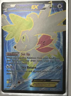 Pokemon TCG Shaymin EX Roaring Skies Textured Holo Card 106/108 - Image 2