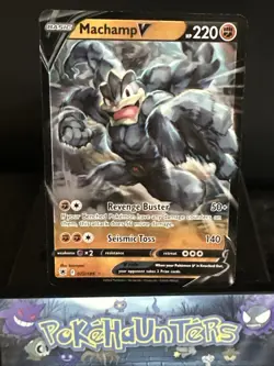 Pokemon Card Machamp V 072/189 Astral Radiance Holo Ultra Rare NM - Image 1