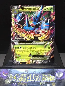 Pokemon Card M Heracross EX 5/111 Rare XY Furious Fists Light Play - Image 1