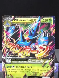 Pokemon Card M Heracross EX 5/111 Rare XY Furious Fists Light Play - Image 2